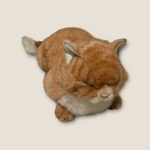 Vintage 1985 Applause 15" Avanti  Orange Striped Tabby Kitty Cat Plush Beautiful